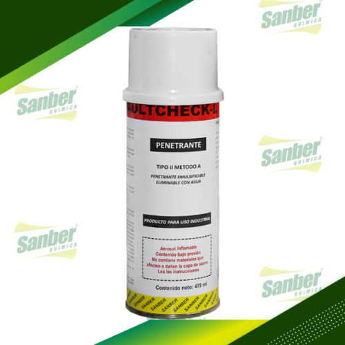 Sanber FAULTCHEK L | Penetrante emulsificable eliminable con agua